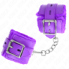 Algemas Forradas Com Orifícios Quadrados Violeta E Correia Violeta Ajustável 17-29 Cm X 6 Cm