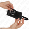 Forede håndledsmanchetter sorte med justerbar sort rem 20-29 cm x 5,5 cm