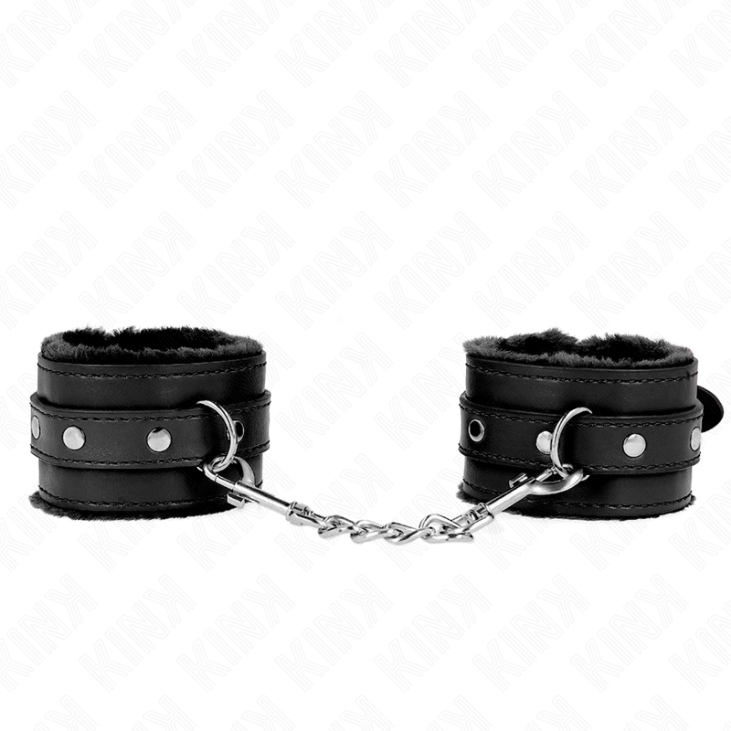 Premium voodriga mustad käerauad reguleeritava musta rihmaga 17-29 cm x 6 cm