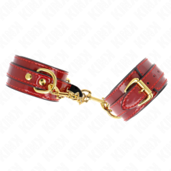 Joanna Angel Punased Reguleeritavad Käerauad Kuldse Keti ja Mõõtmetega 16.5-26 Cm X 4 Cm