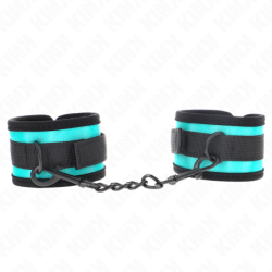Menottes Noir-Bleu Ajustable 18-32 Cm X 5 Cm