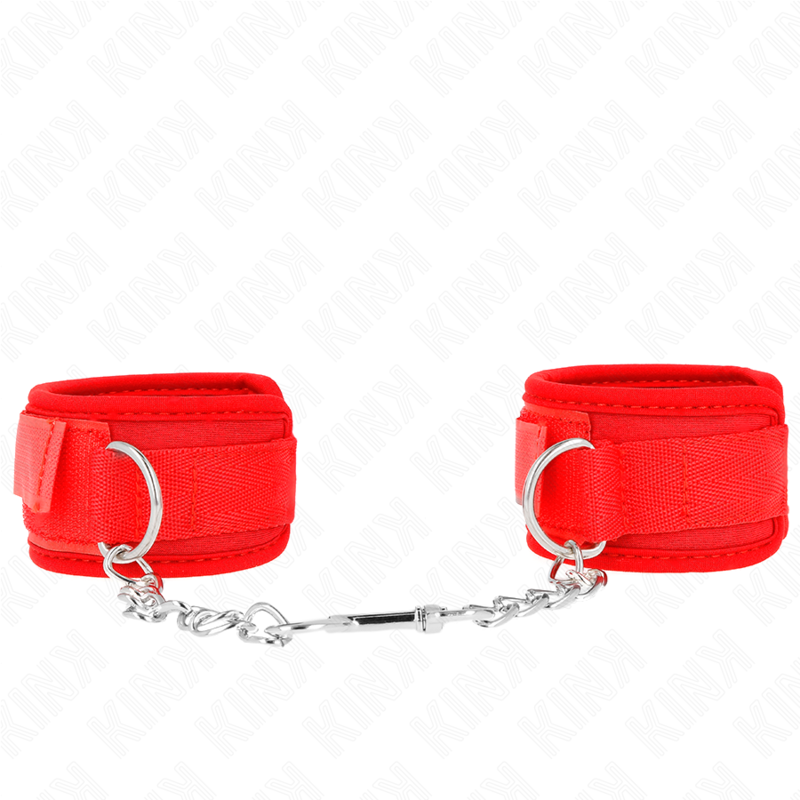 Munhequeiras Neoprene Vermelho 42 X 5 Cm