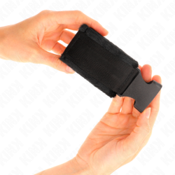 Kajdanki Nylon Czarne Model 1 Regulowane 25-35 Cm X 6 Cm