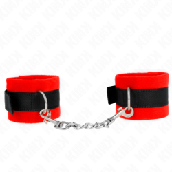 Muñequeras Para Principiantes Negro-Rojo 30 X 7 Cm