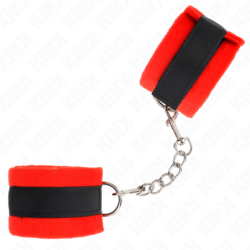 Muñequeras Para Principiantes Negro-Rojo 30 X 7 Cm