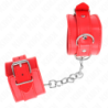 Muñequeras Sencillas Rojo Ajustable 20-23 Cm X 5.5 Cm