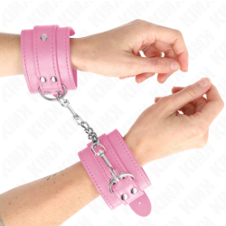 Menottes Simples Rose Ajustable 20-23 Cm X 5.5 Cm
