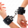 Pulseiras Simples Com Fila De Rebites E Fivela Grande Preto Ajustável 17-28 Cm X 5 Cm