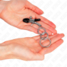 Nippelklemmen mit 3 Ringen 6 cm