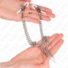 Nipple Clamps With 30cm Spiked Chain
