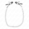 Nippelklemmen met Fijne Ketting 30 Cm