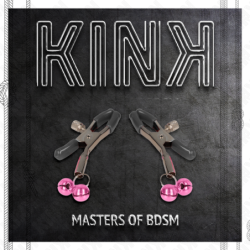 Pinças de Mamilo Com Sino Duplo Rosa 6 Cm