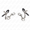 Nippelklemmen mit Haken 6 cm