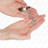 Nippelklemmen mit Haken 6 cm