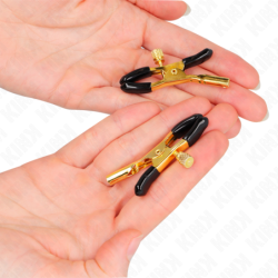 Nippelklemmen Goldfarben 6 cm
