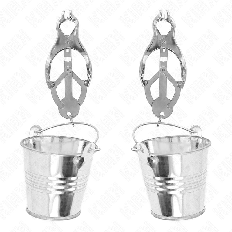 Japanese Style Nipple Clamps With Silver Cubes