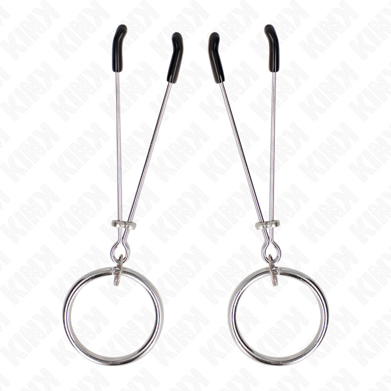 Fina Nippelklämmor Med Silverring 7 Cm Fina Nippelklämmor Med Silverring 7 Cm