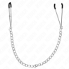 Feine Nippelklemmen mit dicker Kette 30 cm
