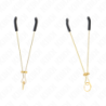 Fine Gold Plated Nipple Clamps 7 cm