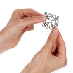 Bröstvårtklämmor Metallblomma