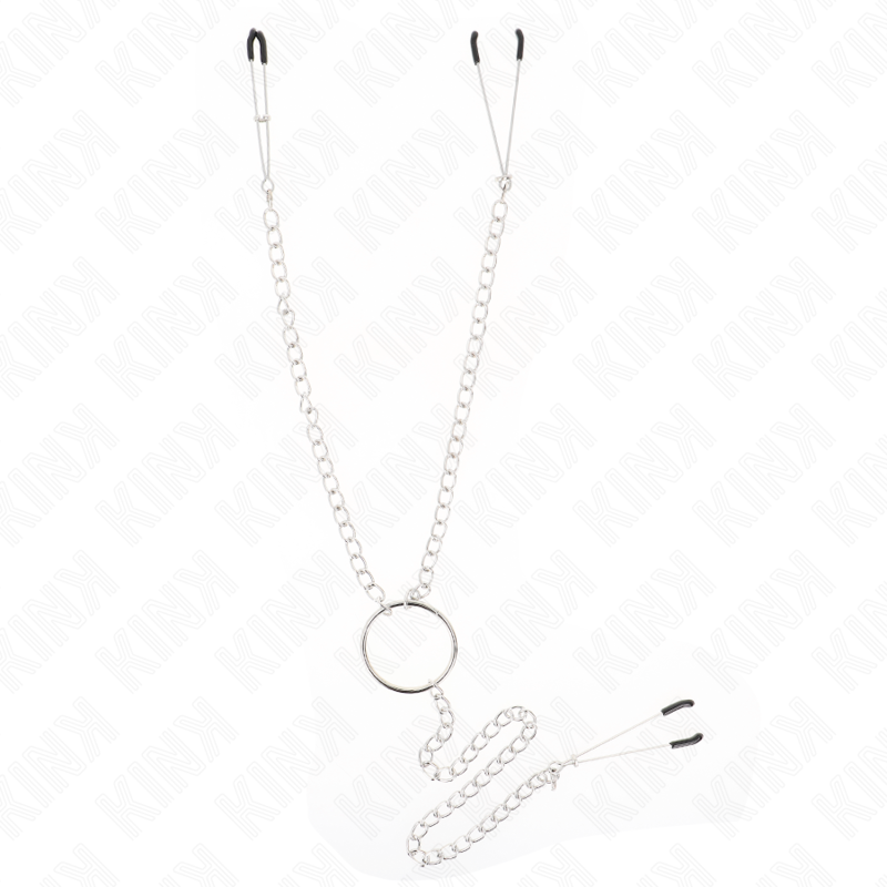 Щипки за зърна и клитор с верижка 30 см Модел 1