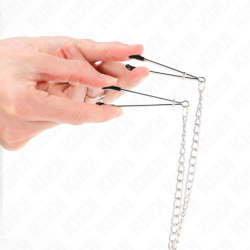 Nippelklemmen en Clitorisklemmen met Ketting 30 Cm Model 1