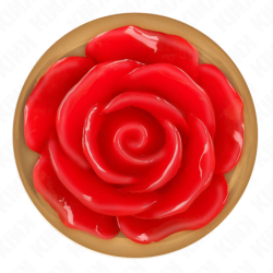 Rose Red Rose Gold Anal Plug L