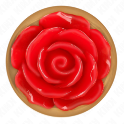 Anal Plug Rosaguld Rød Rose S