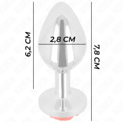 Plug Anal Rosa Roja Talla S