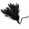 Plumes Chatouilleuses Avec Manche en Corde Base en Plastique 15 Cm