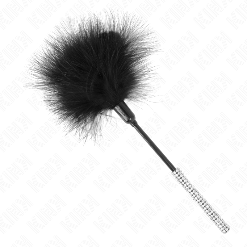 Plumas Para Cócegas Com Cabo De Diamantes De Imitação 27 Cm
