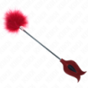 Plumas Para Cócegas Com Palheta Formato De Rosa 38 Cm