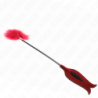 Plumas Para Cócegas Com Palheta Formato De Rosa 38 Cm