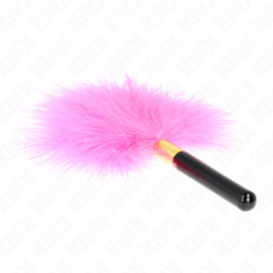 Perie na šteklanie Kov Zlatá Fuchsia 18 cm