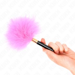 Perie na šteklanie Kov Zlatá Fuchsia 18 cm