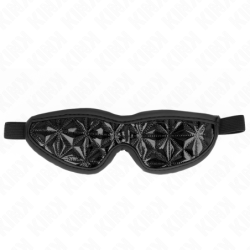 Venda Con Patrón De Diamantes Negro 20.5 X 6 Cm
