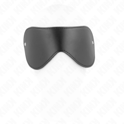 Ögonbindel i konstläder med 2 nitar 23 X 9.5 cm