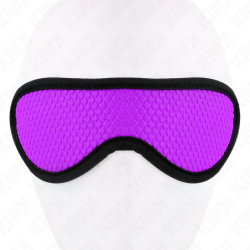 Scale Texture Blindfold With Covered Edge Purple 20 X 7 Cm