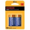 Max Alkaliskt Batteri C Lr14 Blister*2