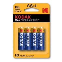 Max Super Pila Alcalina Aa Lr6 Blister*4