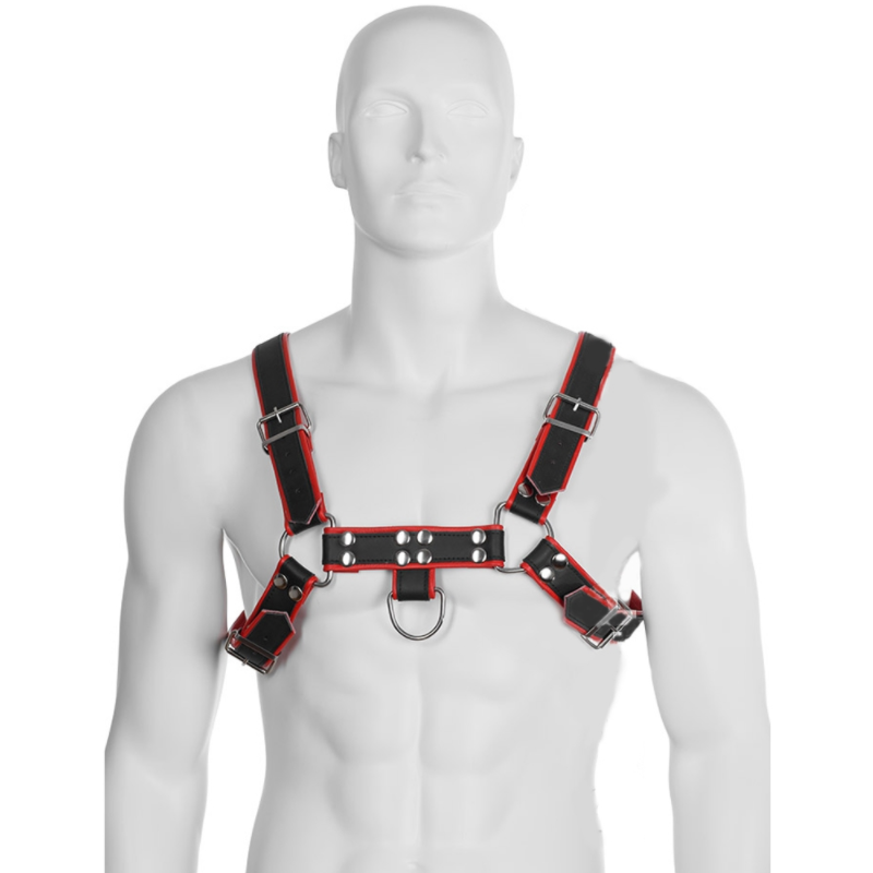 Chain Harness Iii Preto / Vermelho