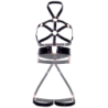 Body Harness Vegan Leder Schwarz S