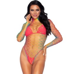 Netzbody Langarm Multicolor