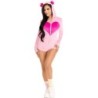 Roze Teddy Velvet Body S