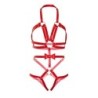 Kink - Teddy Arnês Com Tachas Tamanho L - Vermelho