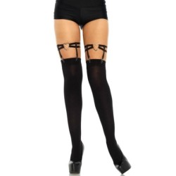 Double Elastic Garters With Heart One Size