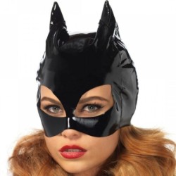 Màscara de Catwoman Vinil Negre