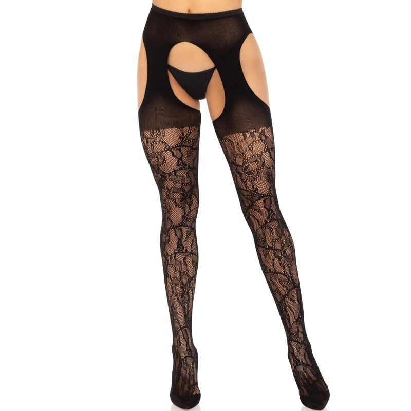 Black Lace Stockings With Garter Black Lace Stockings With Garter