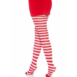 White/Red Striped Stockings