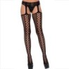 Fishnet Stockings and Black Suspender Belt